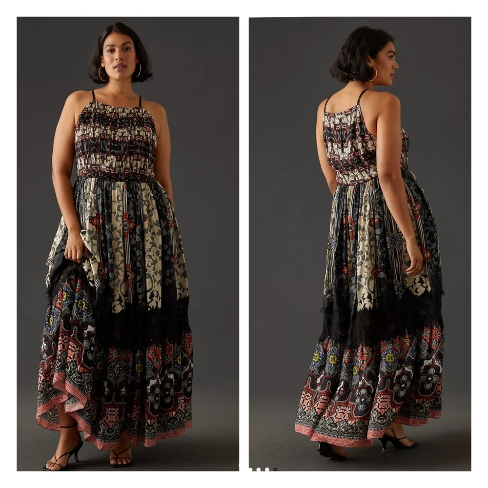 Anthropologie Bhanuni by Jyoti Tiered Maxi Dress - Picture 8 of 8
